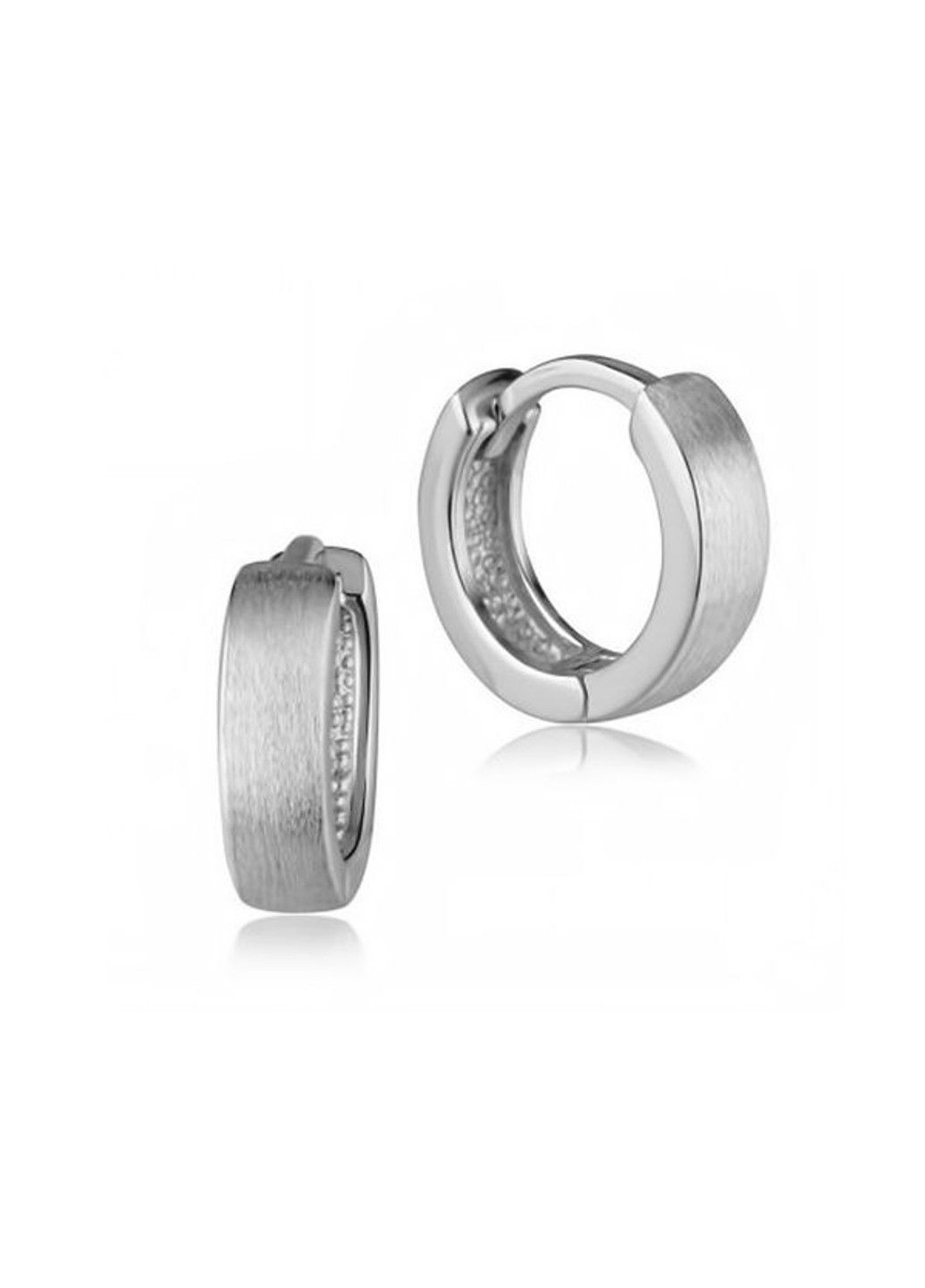 Срібні сережки-конго UMAX (290851674)