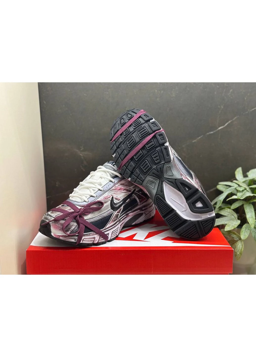 Фиолетовые летние кроссовки nike initiator custom 3.0 purple найк инитиатор фиолетовые No Brand