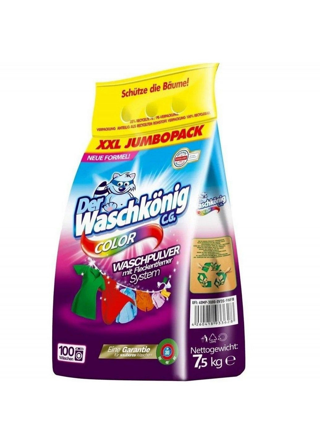 Порошок для прання Color 7,5 кг Waschkonig (278048728)