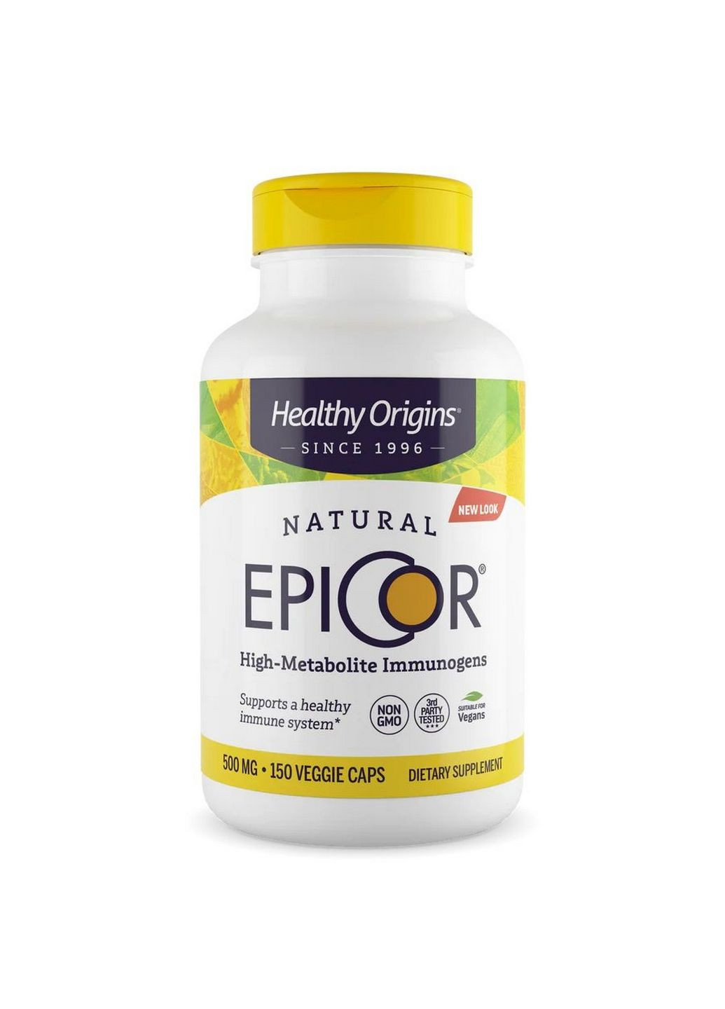 Натуральна добавка EpiCor 500 mg, 150 вегакапсул Healthy Origins (293479061)