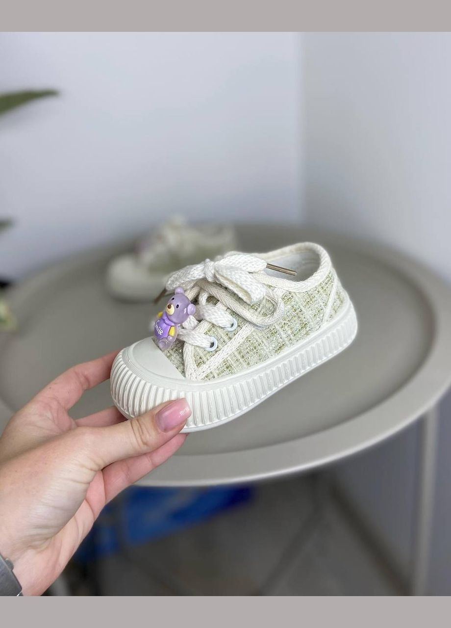 Белые детские кроссовки белые 1081 No Brand