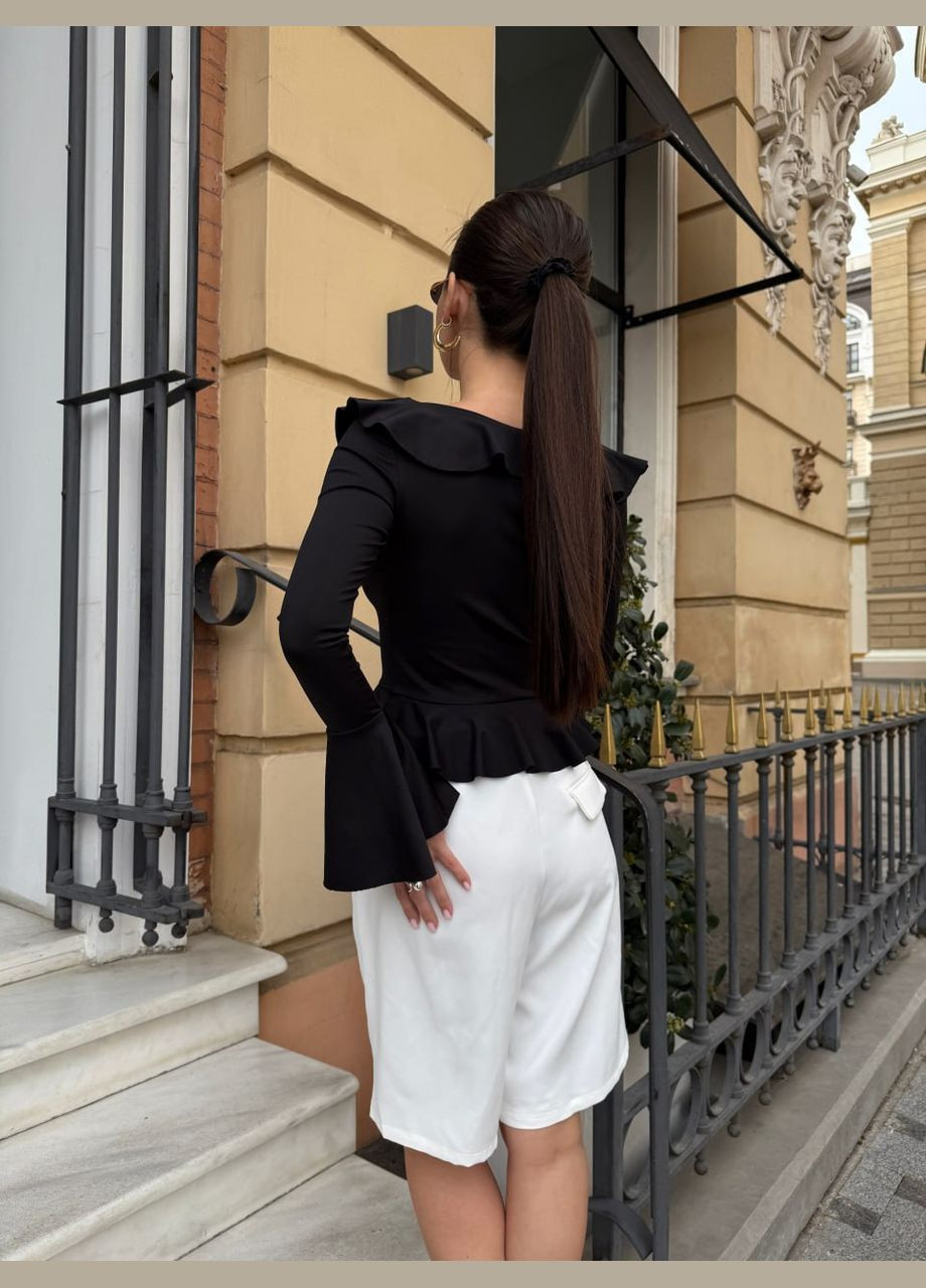 Лоэгслив с оборками Fashion (333197134)