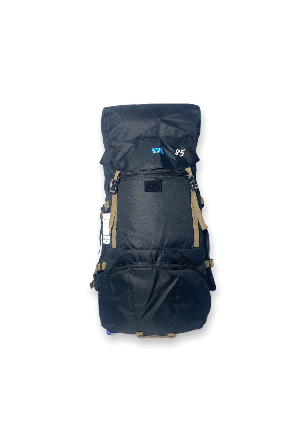 Тактичний, туристичний рюкзак T04 одне відділення фронтальні кишені, бокові кишені, розмір: 80*45*25см чорний VA (284338082)