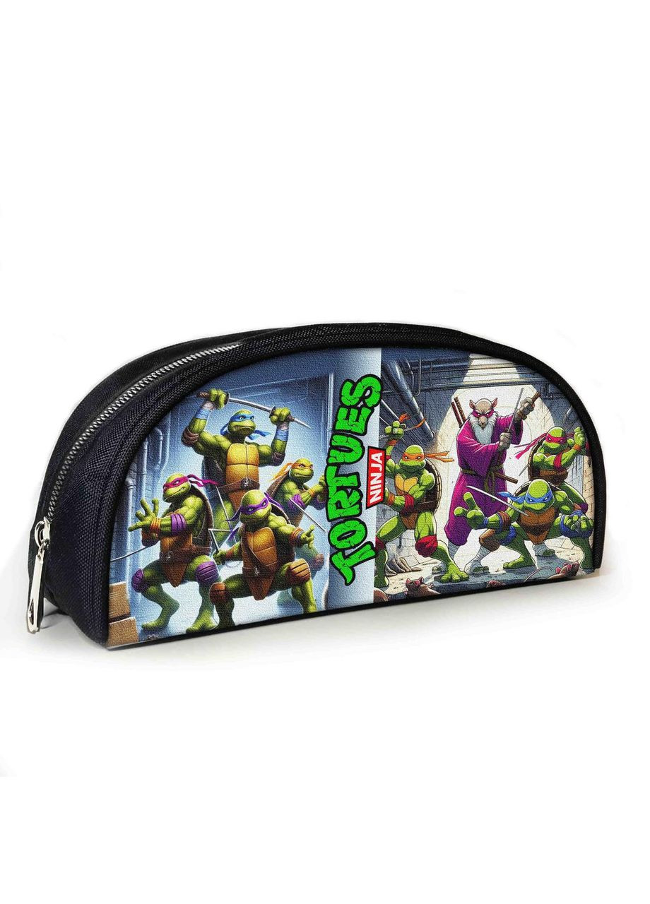Пенал школьный с принтом Черепашки-ниндзя 23х10х8 см детский для девочки,мальчика (3980) No Brand (364859033)