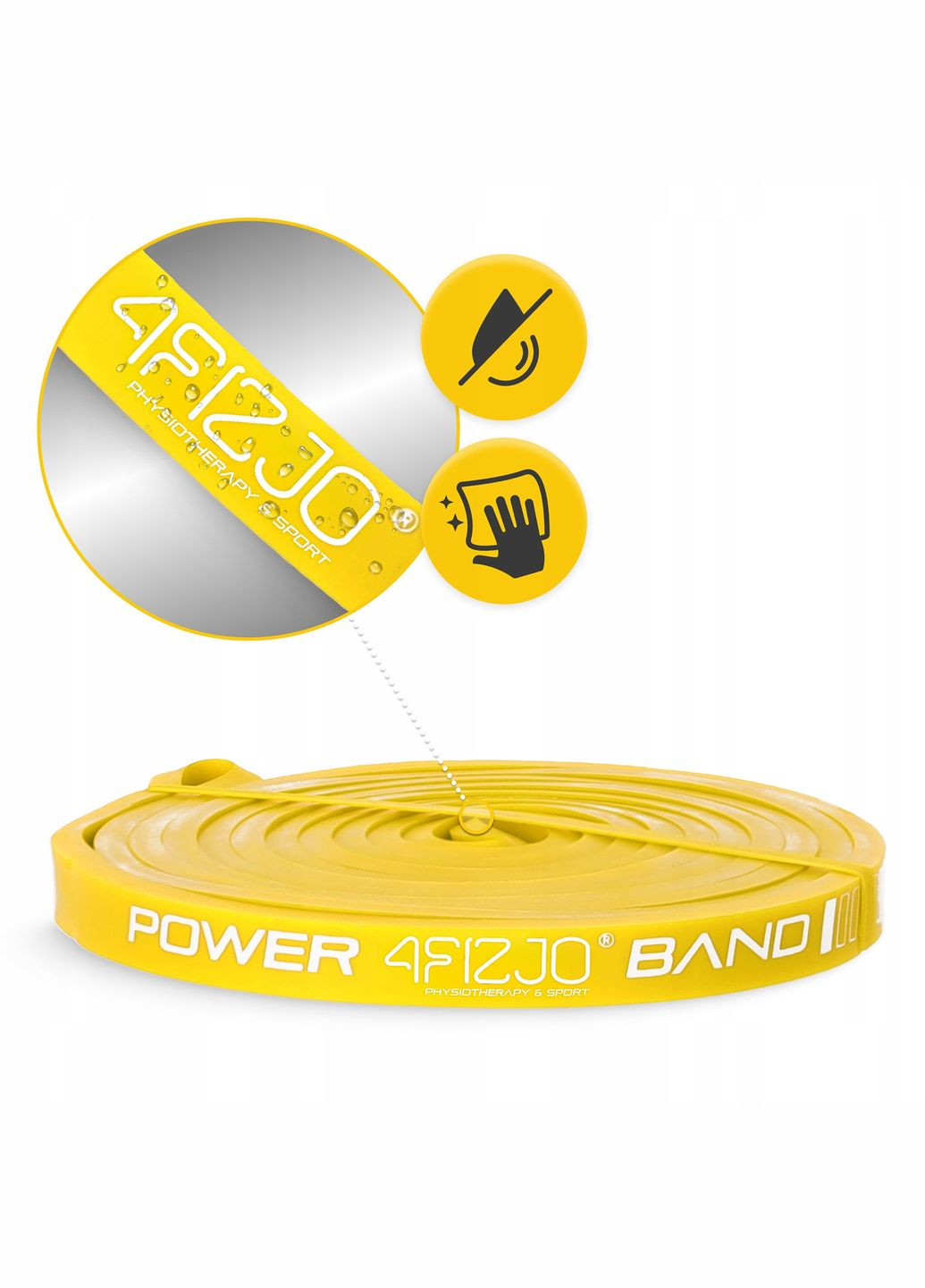 Эспандер-петля Power Band 8 мм 2-5 кг резина для фитнеса и спорта Yellow () 4FIZJO P-5907222931783 (340459052)