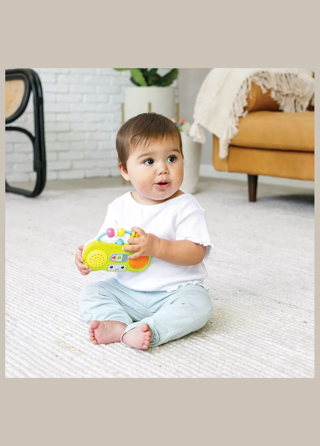 Іграшка музична Міні-програвач із музикою та світлом (307038) Infantino (330057577)