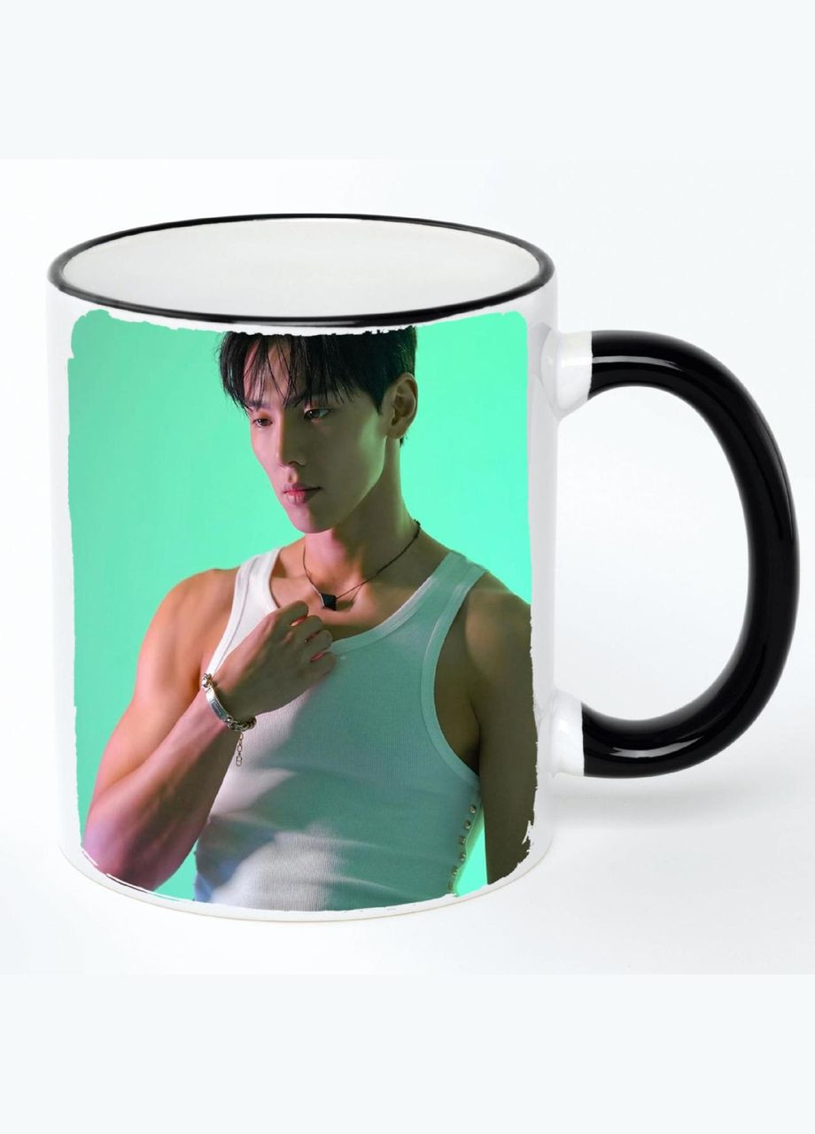 Чашка TWICE K-pop #008 (кухоль, кружка) Біла з чорною ручкою 330 мл No Brand (322714881)