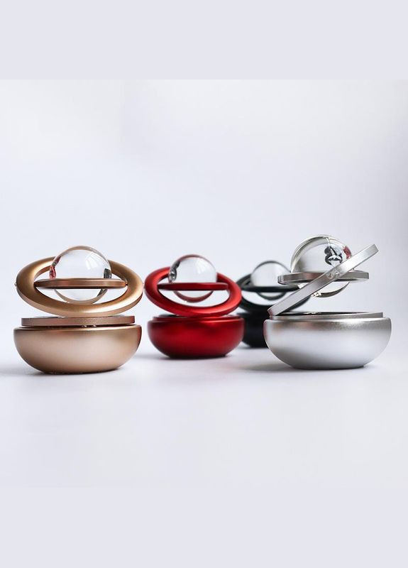 Освіжувач повітря в автомобіль Левітуючі кільця Галактика від сонячного світла MIQIKO + 1 змінних картриджів Сірий (HY050970) No Brand (330778729)