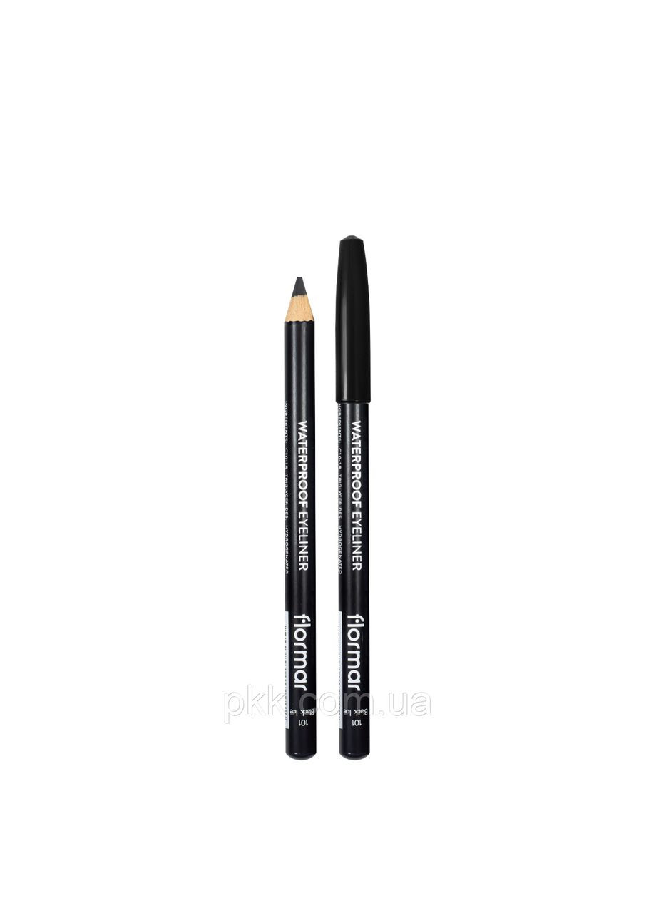 Олівець для очей Waterpoof Eyeliner водостійкий № 101 Чорний Flormar (306090932)
