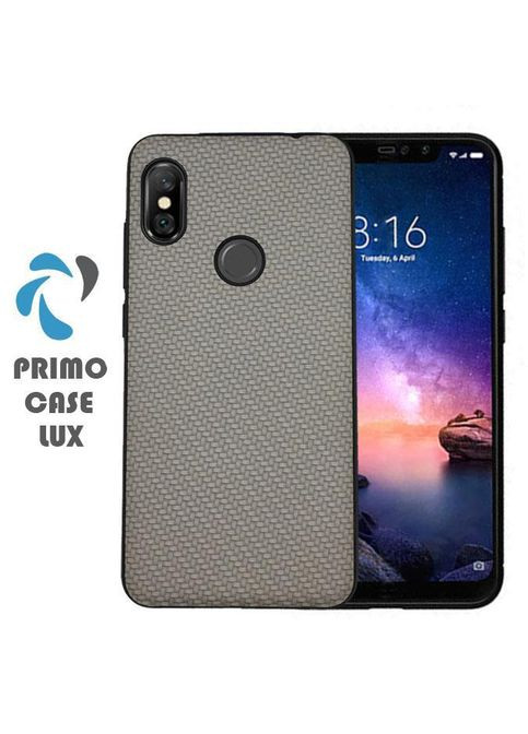 Чехол накладка Primo Case Lux для Xiaomi Redmi Note 6 Pro - Light Grey Primolux (262296663)