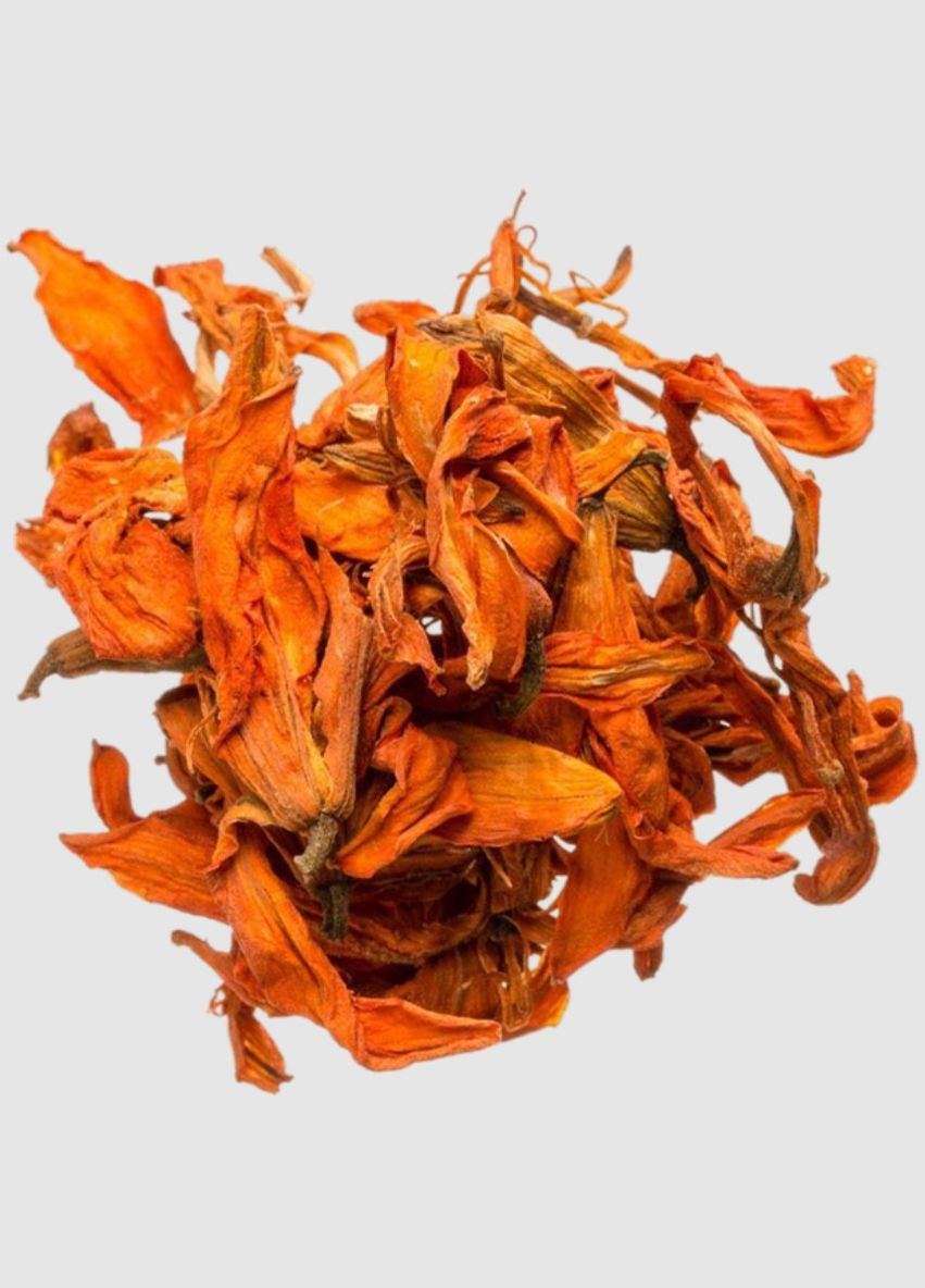 Цветочный травяной чай Лилия (лепестки), банка 30г (натуральный органический чай без добавок-сушеные цветы) OSM (304251042)