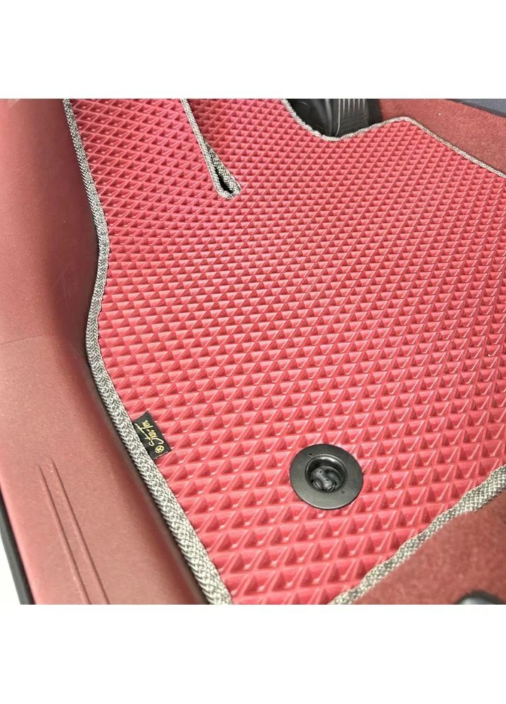 Комплект ковриков в салон на Subaru Solterra (2022 - ) EVA/Ромб Серый + Серый Star-Tex (385141873)