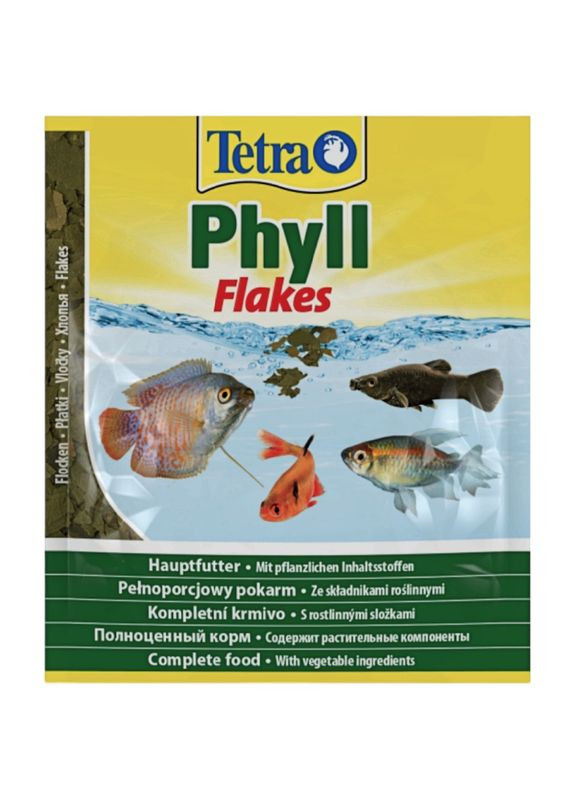 Phyll Flake корм для риб рослиноїдних, 12 г Tetra (276973411)