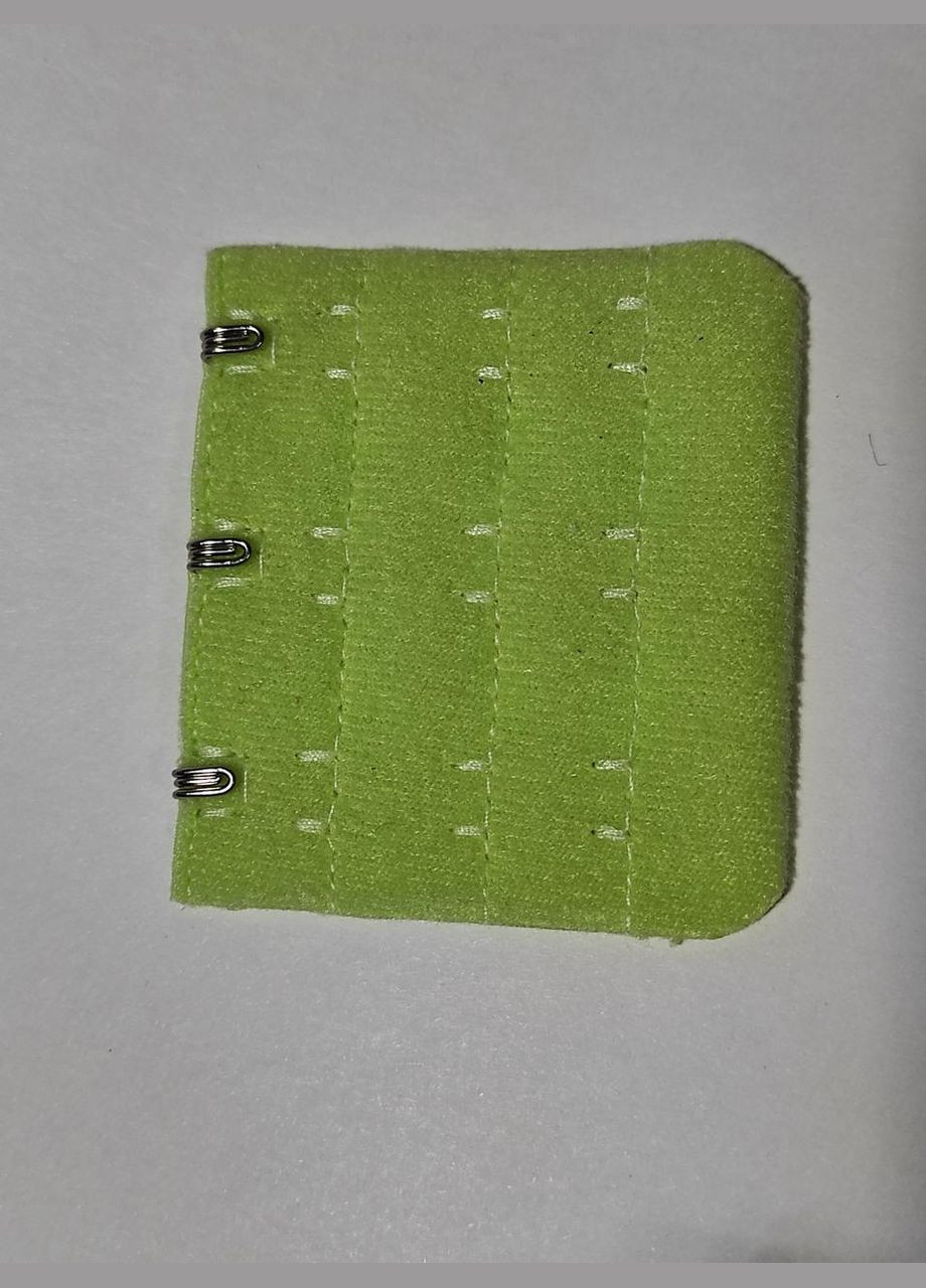 Удлинитель-расширитель спинки бюстгальтера 3 крючка Салатовый No Brand (322075044)