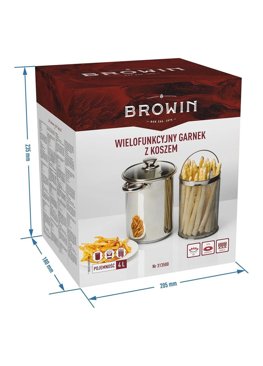 Многофункциональная кастрюля с корзиной Browin (306553008)