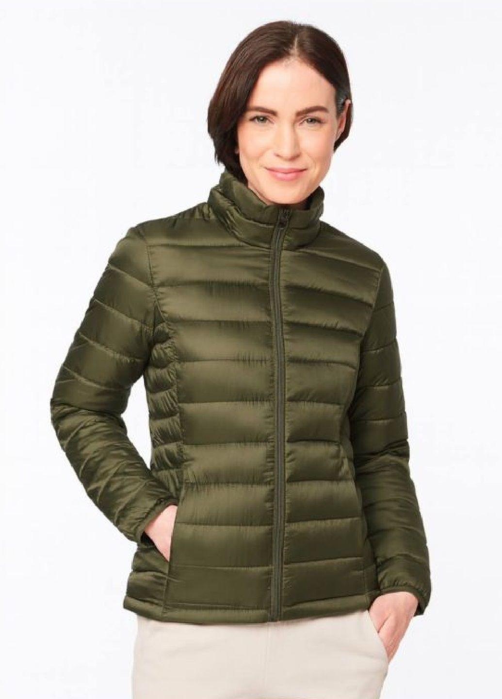 Оливкова (хакі) демісезонна куртка Esmara