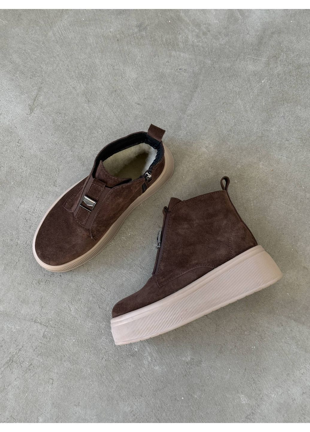 🤎 Зимові черевики “Latte Warm” No Brand (364687268)