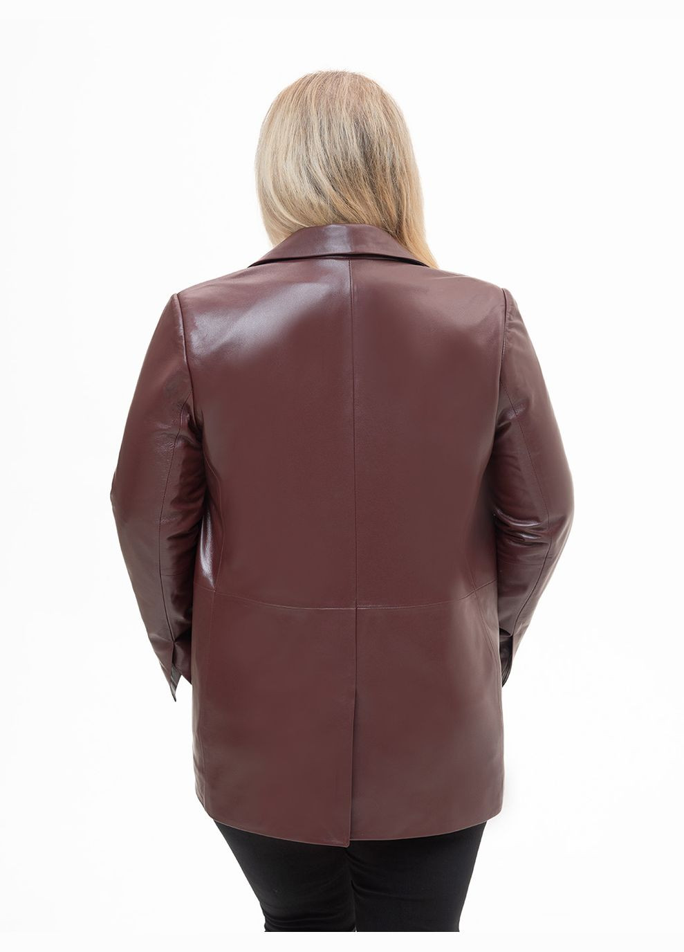 Женский кожаный плащ Fabio Monti на пуговицах демисезон (325700911)