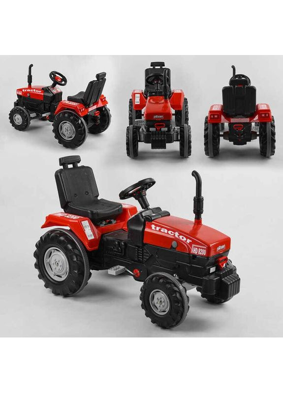 Веломобиль-трактор педальный с клаксоном до 50 кг, регулируемое сиденье Pilsan (370440614)