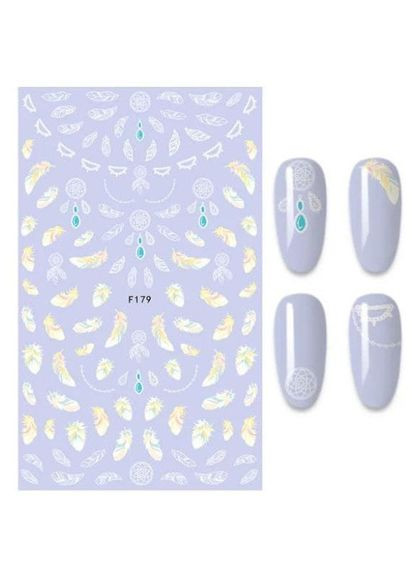 Наклейки для нігтів 3D F179 No Brand (296665233)