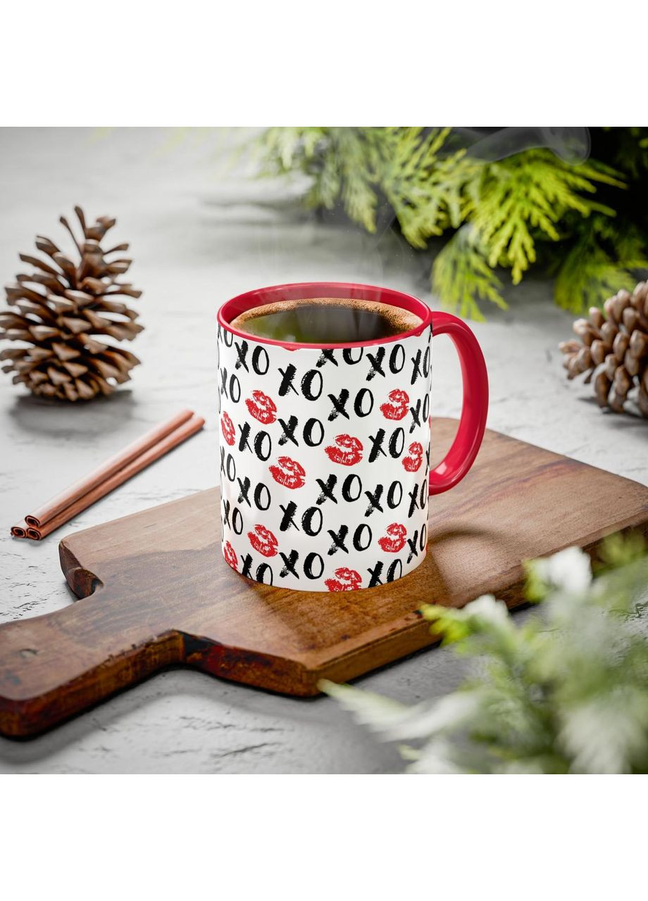 Чашка з принтом "XO & Легка романтика" No Brand (368671657)