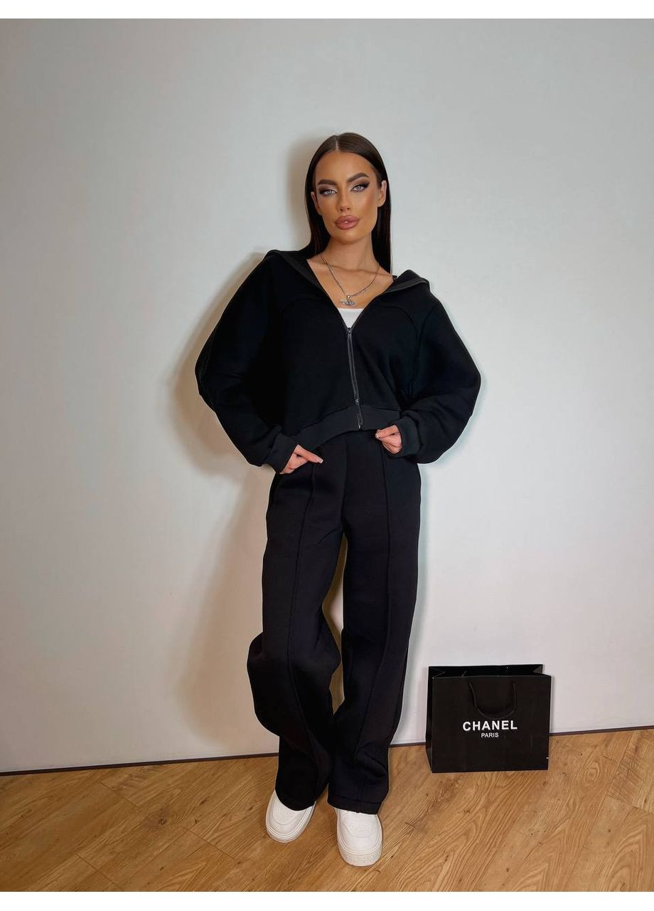 Женский теплый костюм с надписью Fashion (365290203)