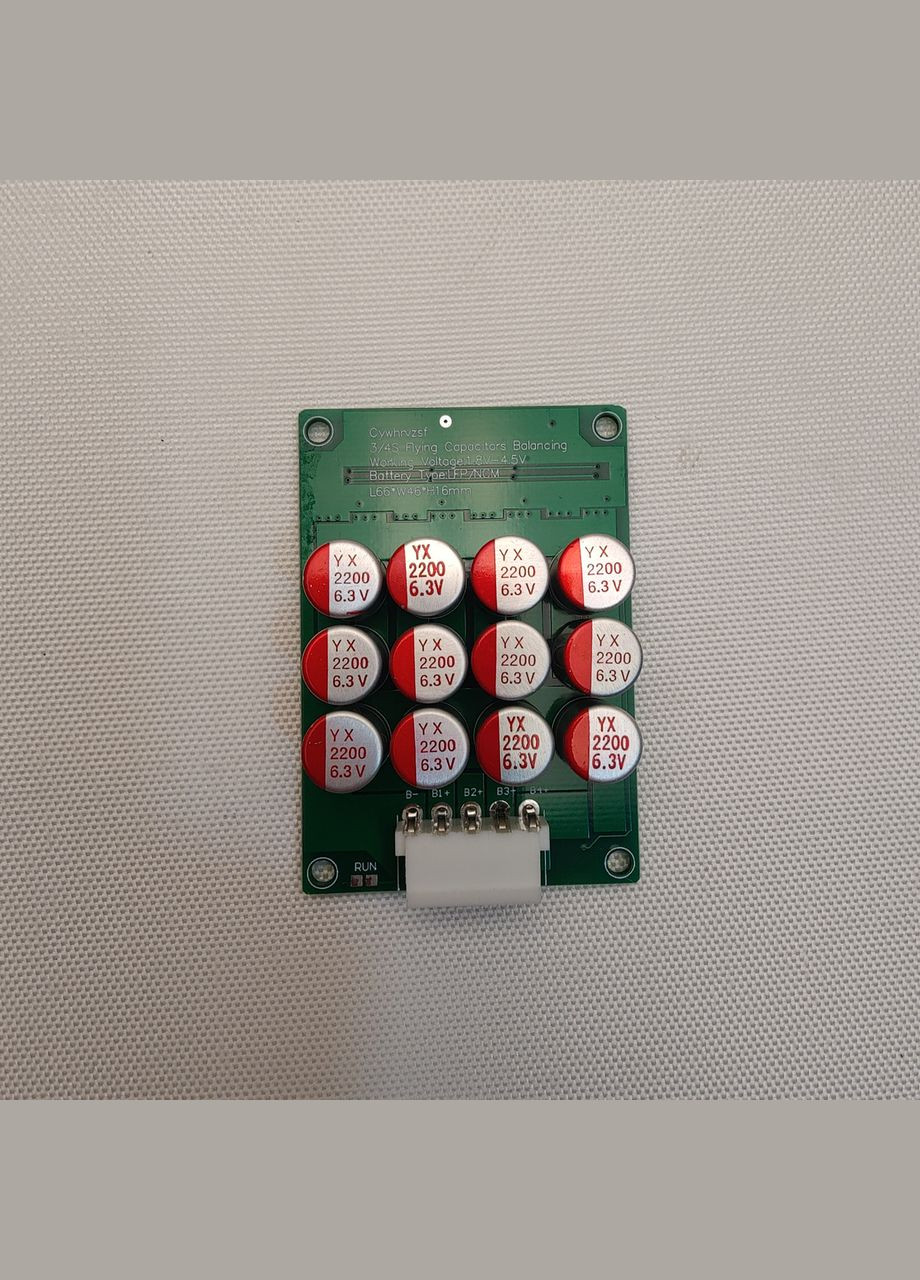 Балансир активний 3S-4S 5A li-ion Lifepo4 конденсаторний еквалайзер акумуляторів No Brand (326051983)