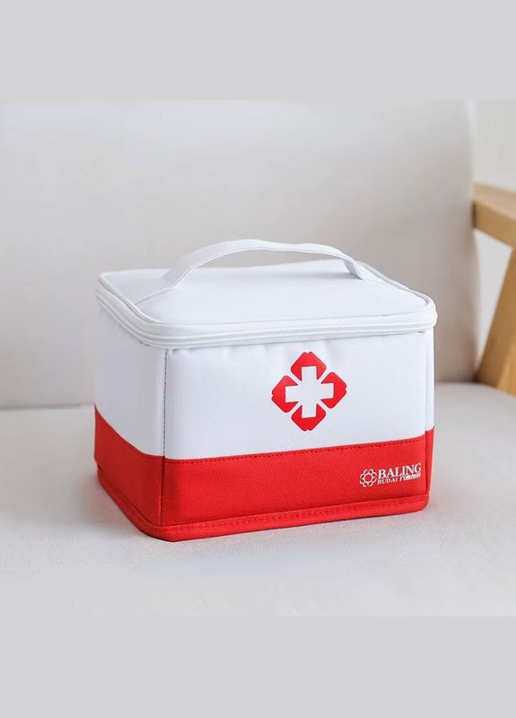 Аптечка, сумка-органайзер для медикаментів каркасна 20x15x14,5см ( код: IBC004SOR ) No Brand (334689351)