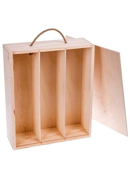 Подарункова коробка з дерева Бергамо бланже (ПДУ-001301) No Brand (328910063)