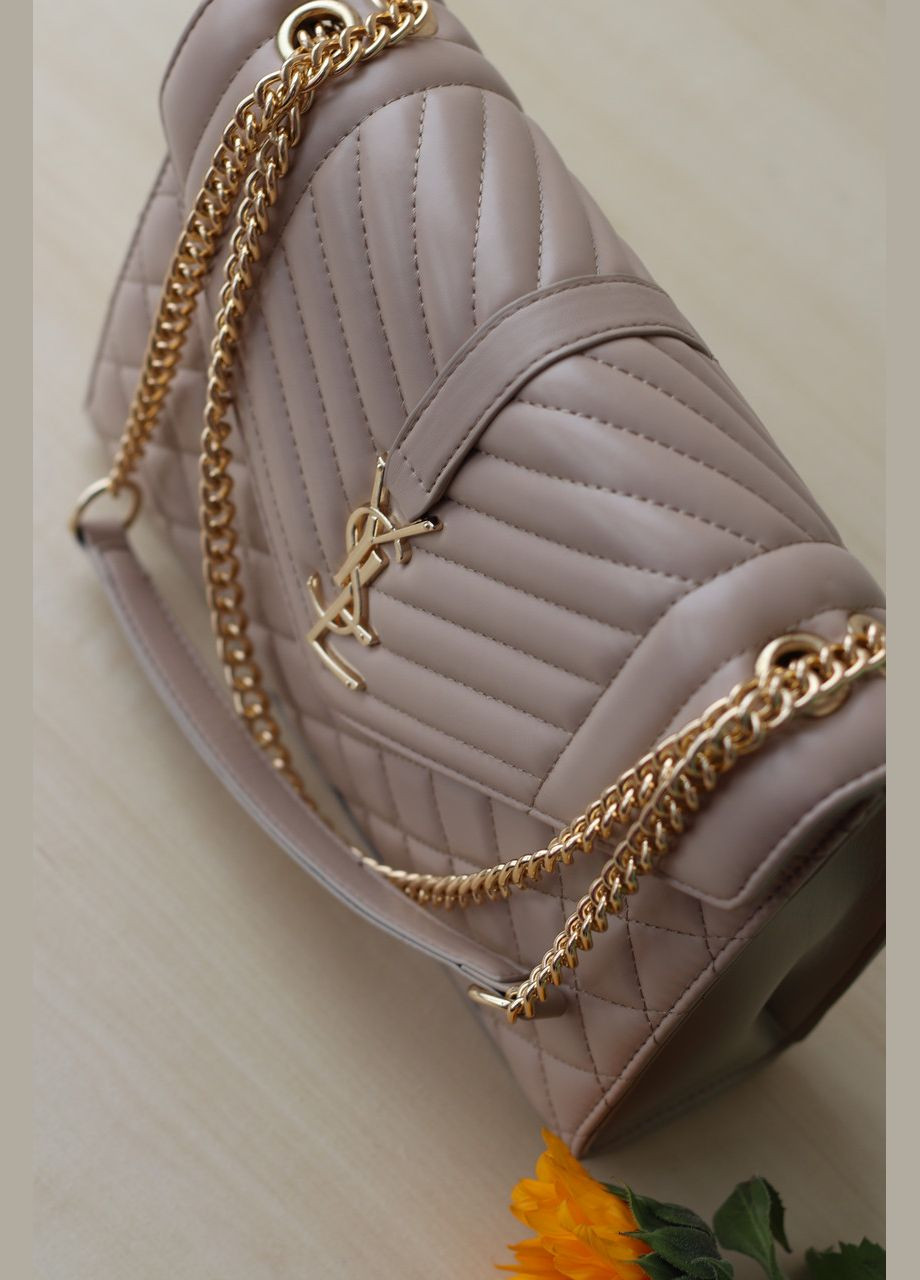 Женская сумка YSL Envelope beige, женская сумка, брендовая сумка Ив Сен Лоран бежевая No Brand (307925657)