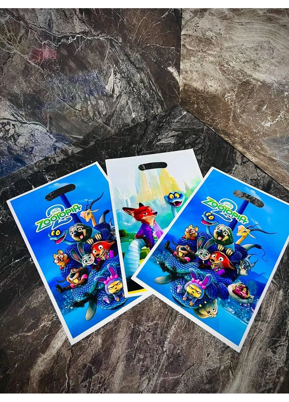 Подарунковий пакет "Zootopi 2" 25*16,5см No Brand (397078606)