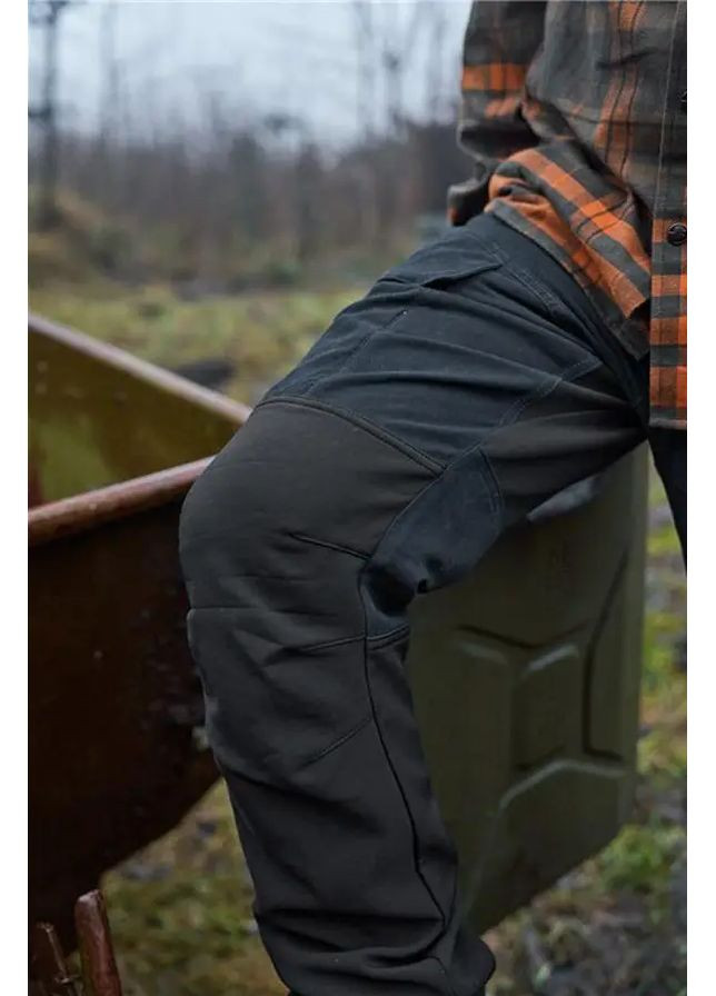 Комбинированные демисезонные брюки No Brand