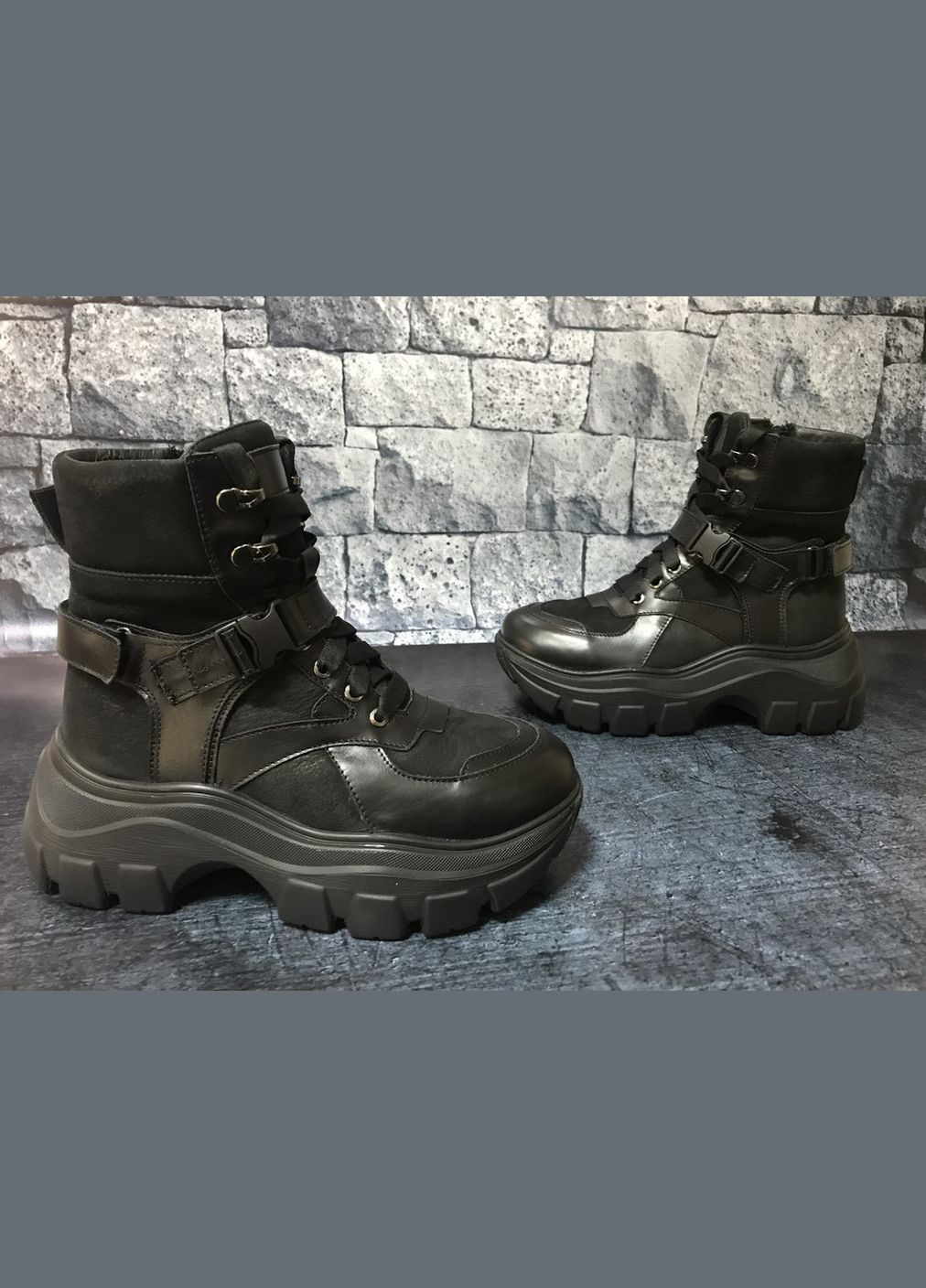 Зимние женские ботинки на платформе, Bistfor