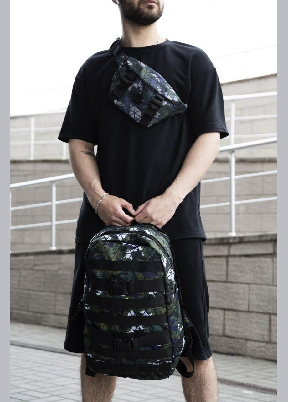 Рюкзак поліестер міцний Рюкзаки молодіжні з подарунком Через плече сумка бананка (Е9000-22) No Brand (306633286)