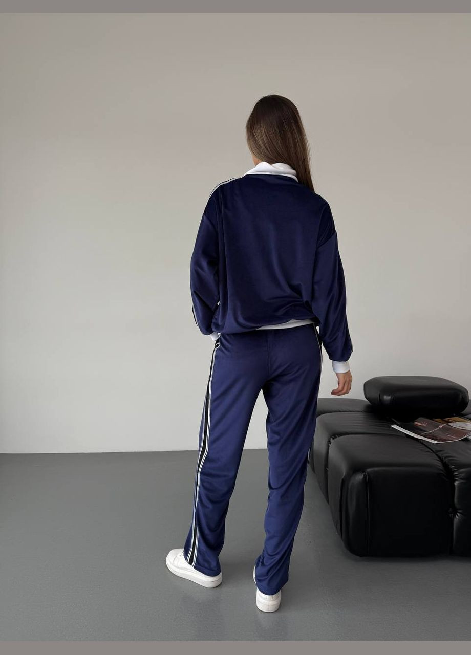 Жіночий спортивний синій No Brand костюм (322168579)