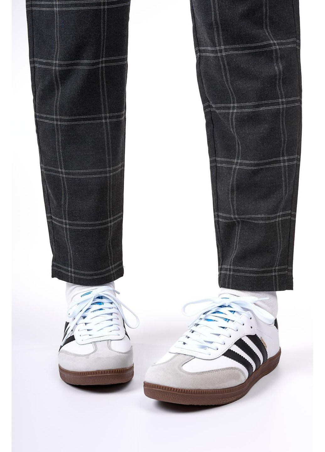 КРОСІВКИ ЖІНОЧІ ADIDAS SAMBA V2 АДІДАС САМБА No Brand білі демісезони (367166903)