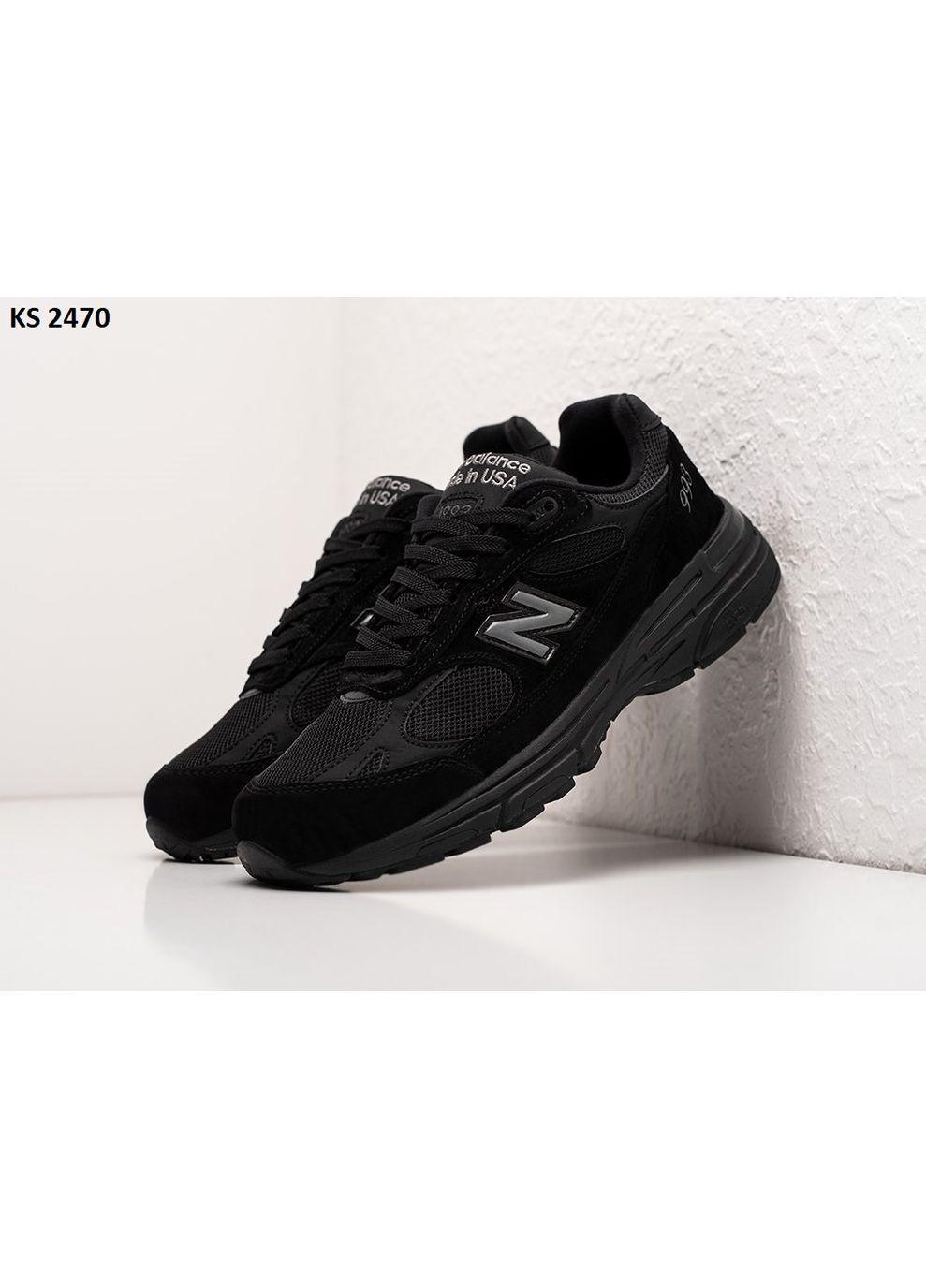 КРОСІВКИ ЖІНОЧІ NEW BALANCE 993 BLACK НЬЮ БЕЛАНС 993 No Brand чорні демісезони (368884514)