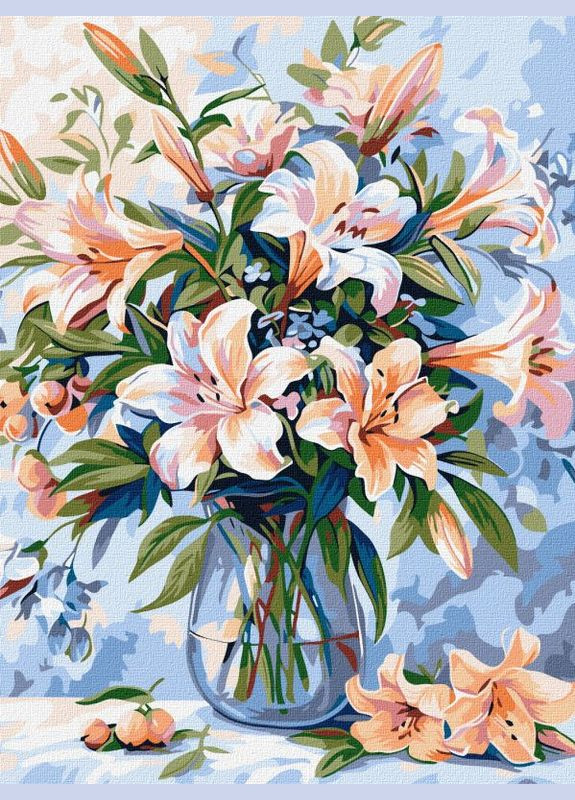 Картина по номерам Цветочная поэма ©art_selena_ua 30x40 KHO3281 Идейка Ідейка (299721715)