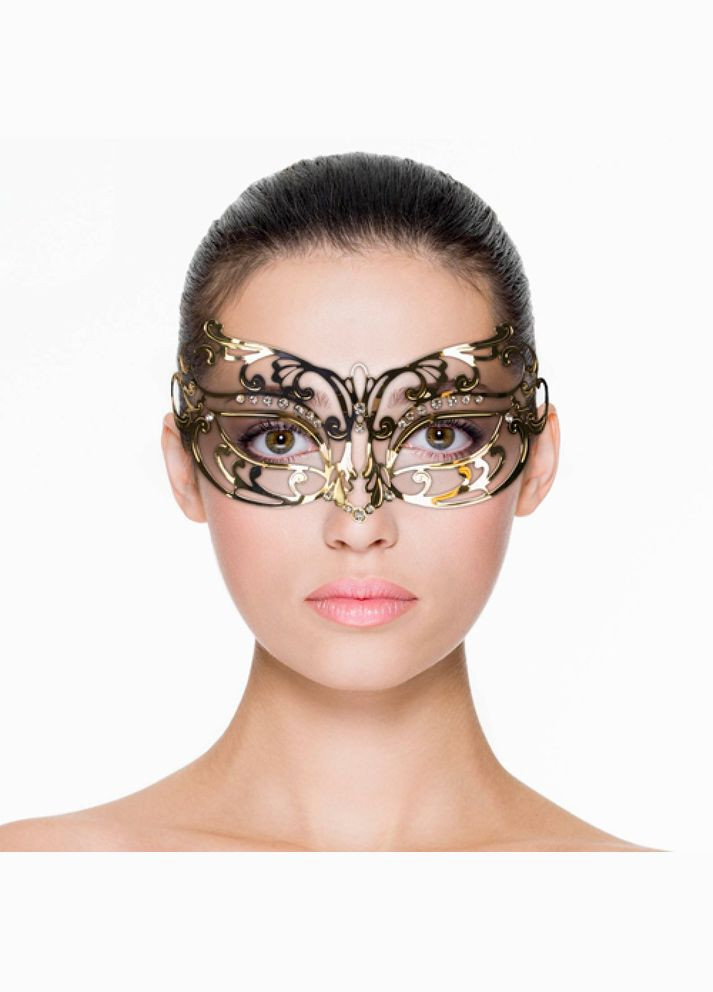 Маска металлическая золото Venetiaans Masker EasyToys (303896913)