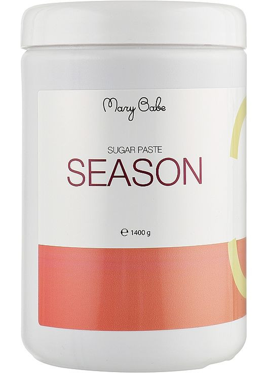 Паста для шугаринг-депіляції всіх зон Season, тверда Season Sugar Paste 1400g (959930-30113) Mary Babe (365826050)