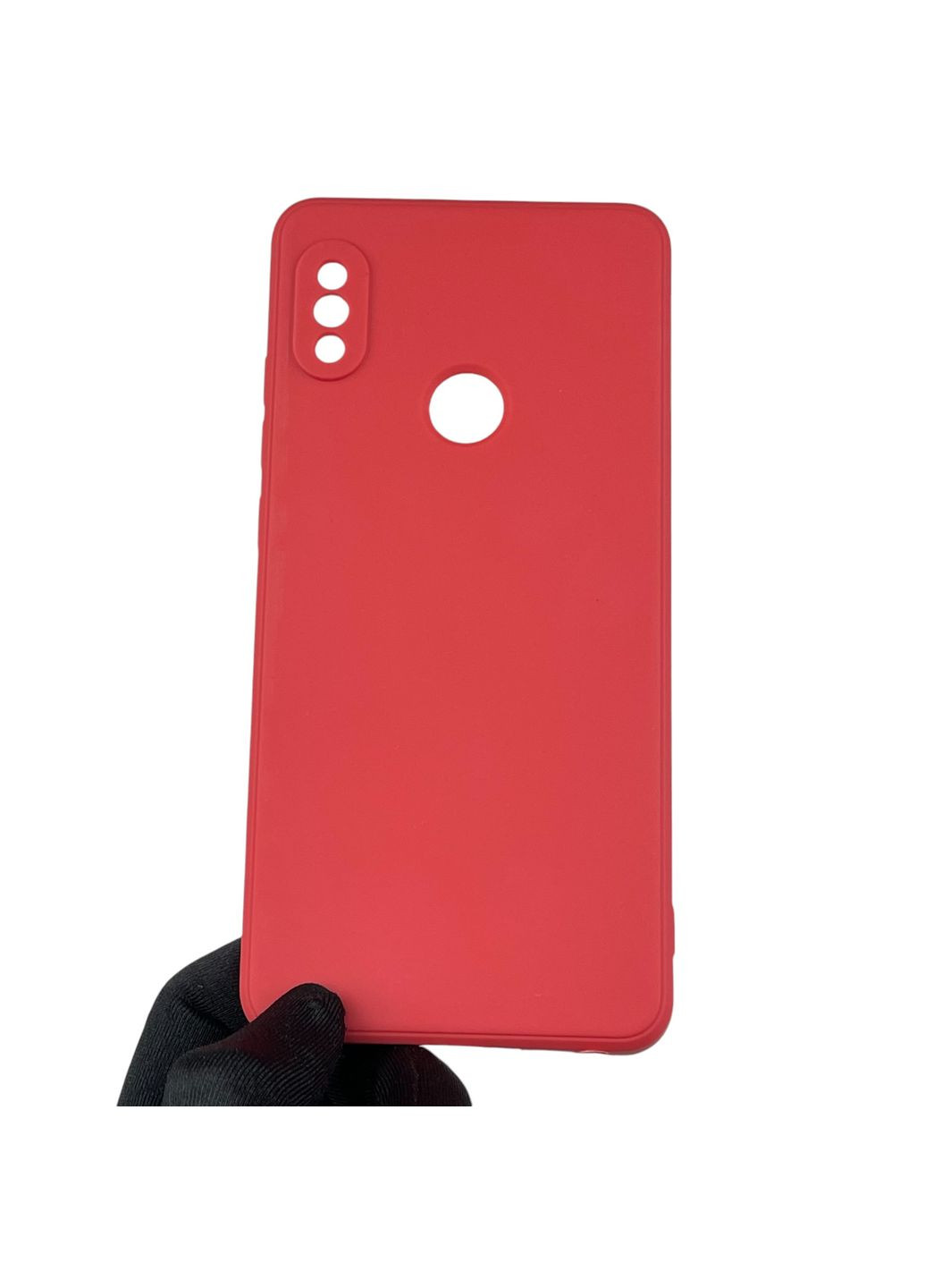 Чехол для Redmi Note 5 Pro с квадратными гранями с защитой камеры на сяоми редми нот 5 про красный Xiaomi (366019484)