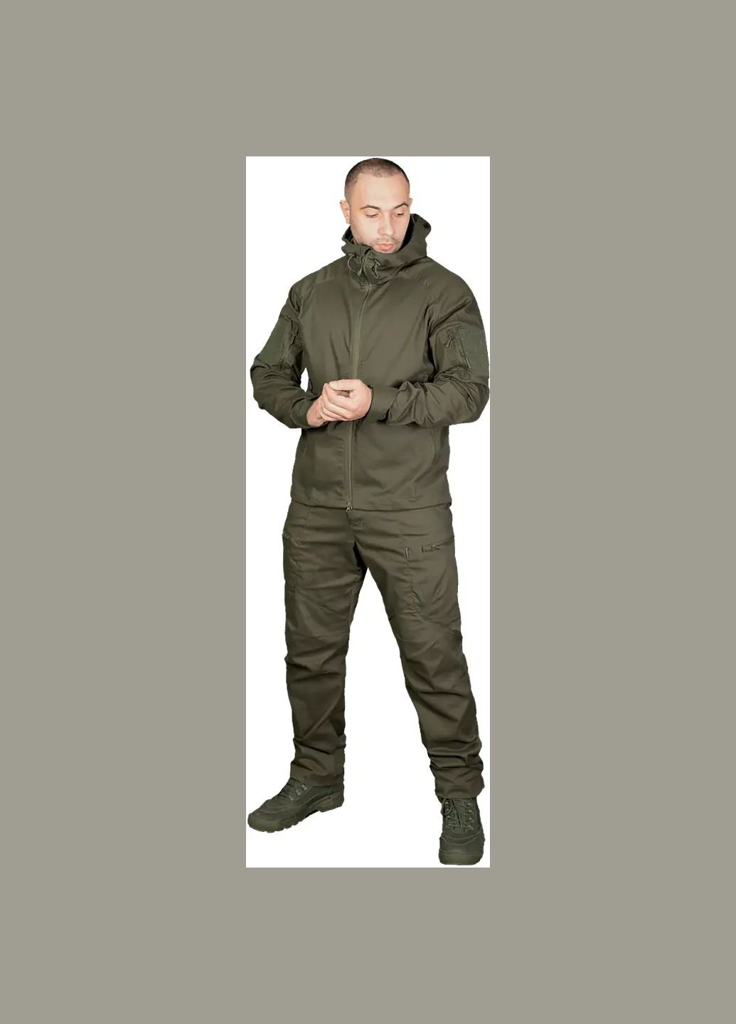 Зеленый демисезонный костюм talker 3.0 Camotec