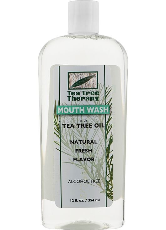 Рідина для полоскання рота з олією чайного дерева Mouthwash With Tea Tree Oil 354ml (864413-93824) Tea Tree Therapy (368629371)