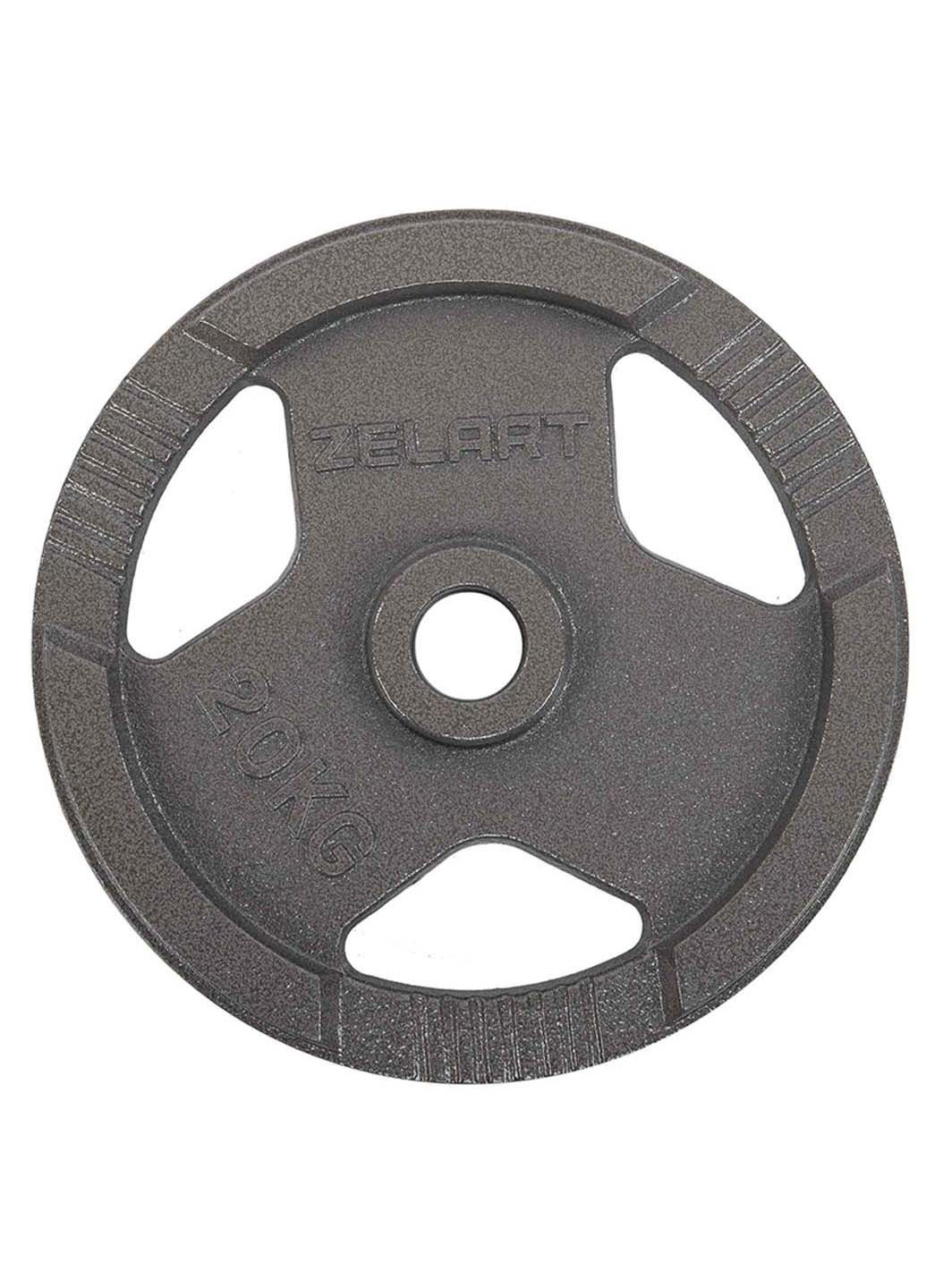 Блины диски стальные с хватом TA-7791 20 кг Zelart (286043463)