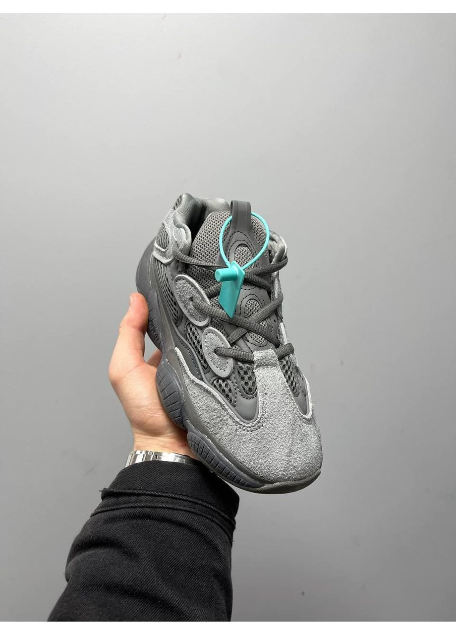 КРОССОВКИ ЖЕНСКИЕ ADIDAS YEEZY BOOST 500 GRANIT АДИДАС ИЗИ БУСТ No Brand серые демисезоны (368855773)