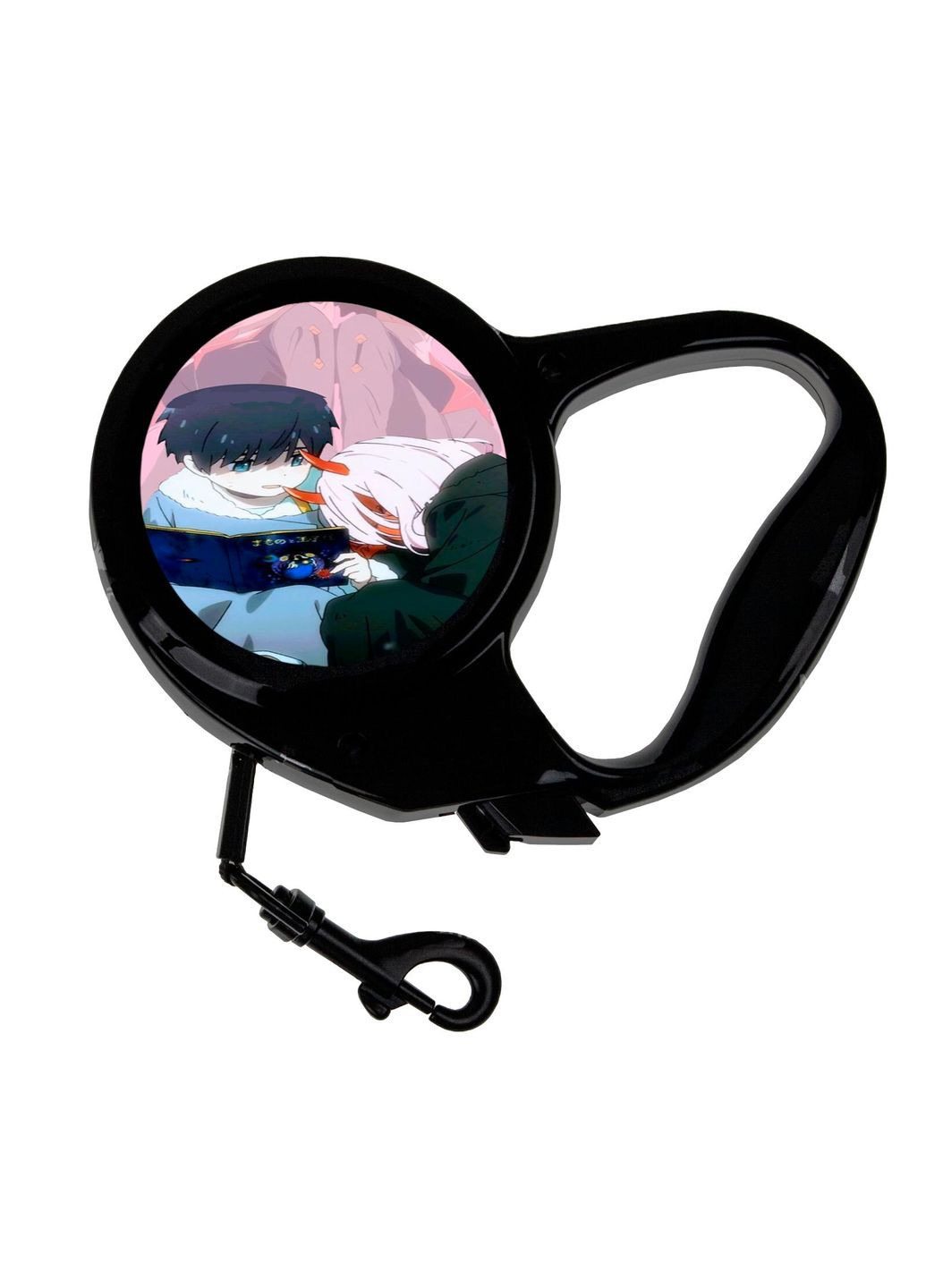 Повідець-рулетка для тварин із принтом Аніме Любий у Франксі #0009 3 м чорний No Brand (309157021)