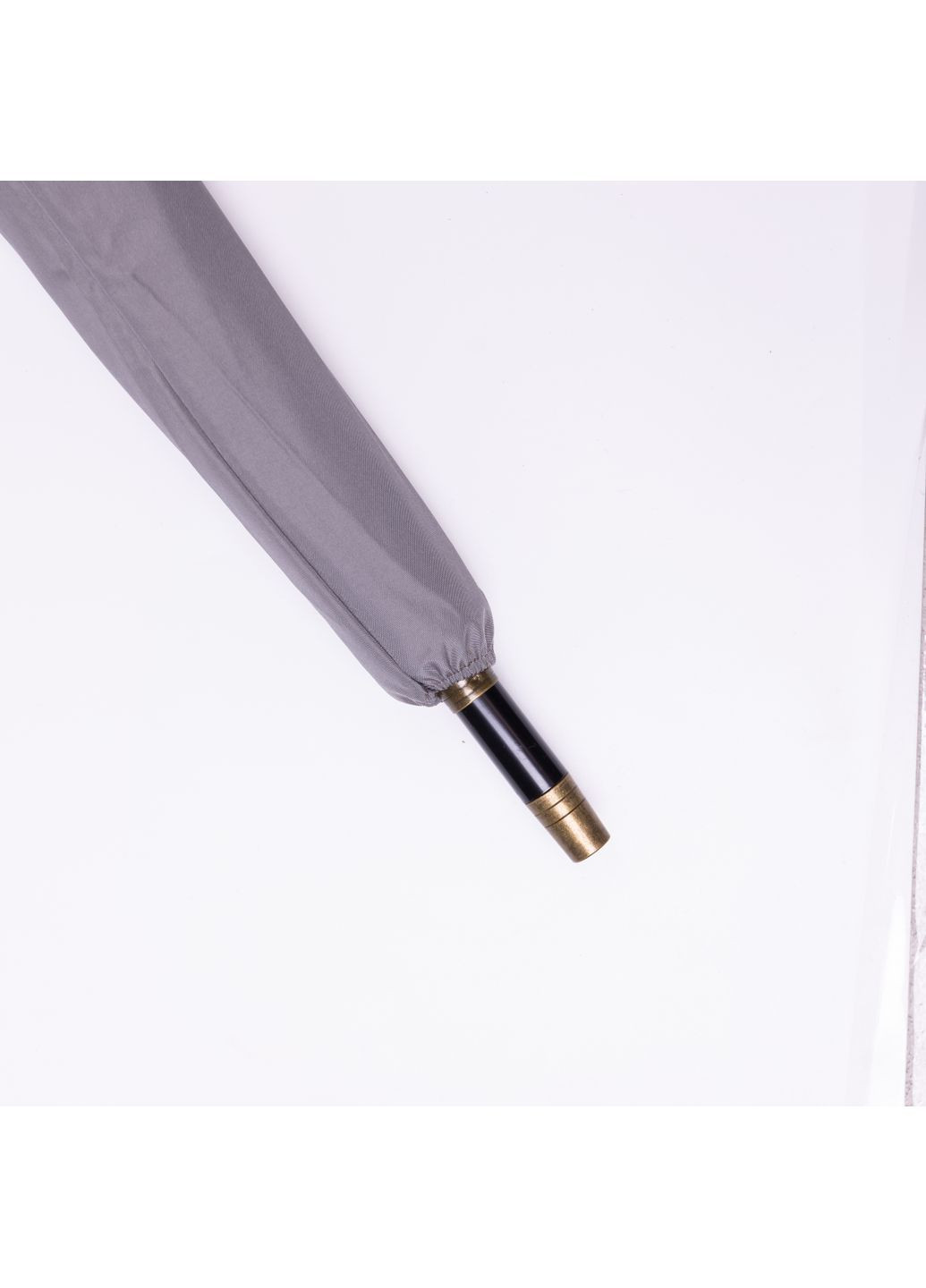 Серый зонт-трость складной полуавтомат 124 см, серый yiwu hp-23-6g (364685004)