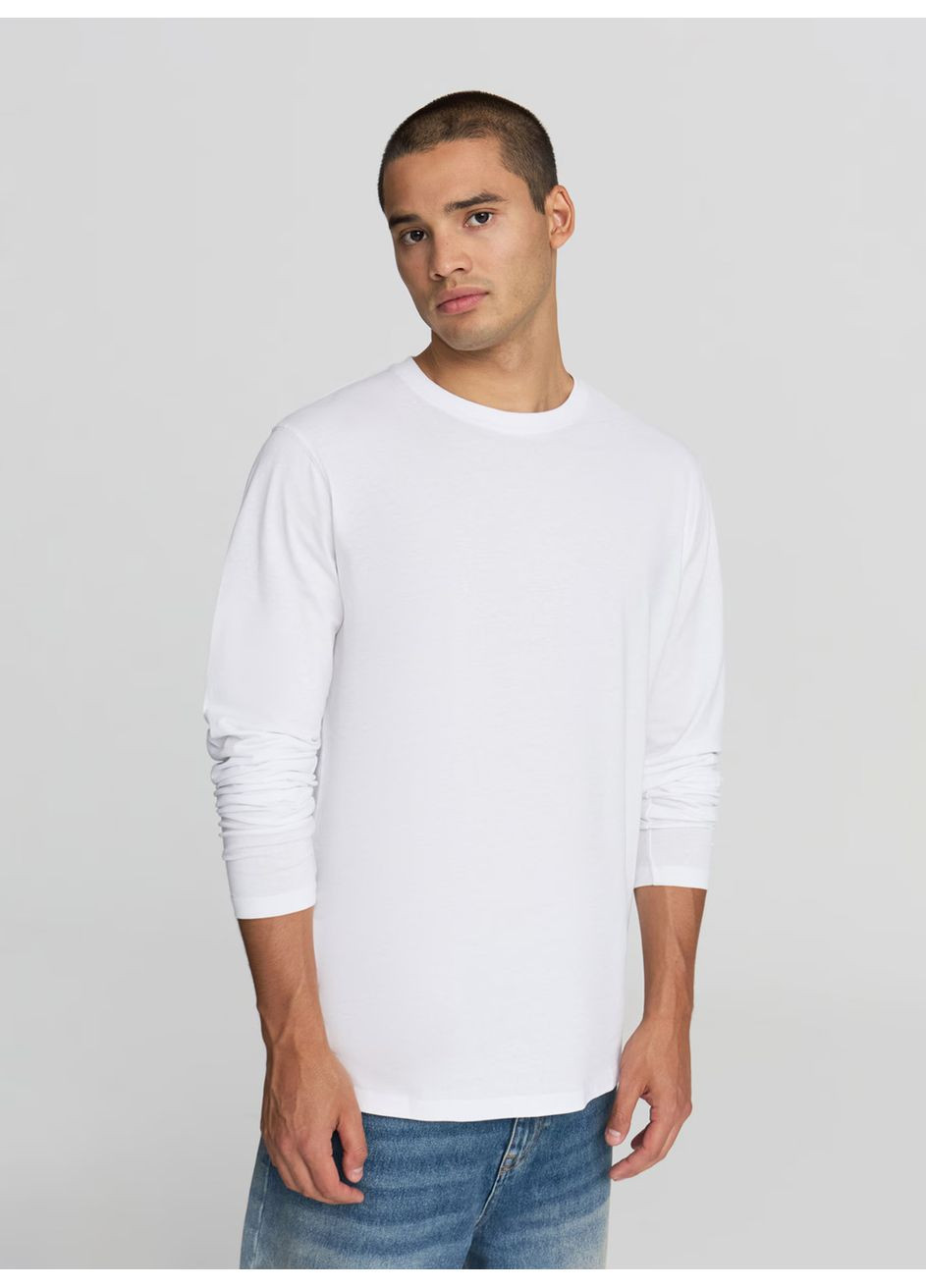 Белый демисезонный лонгслив Terranova