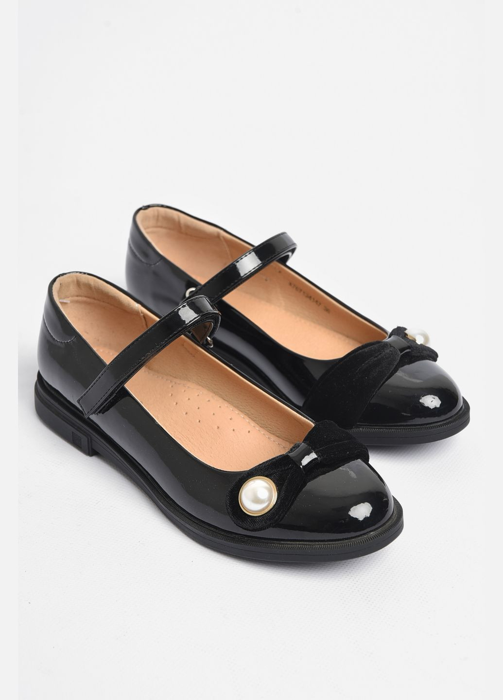 Туфлі дитячі для дівчинки чорного кольору Let's Shop (295012273)