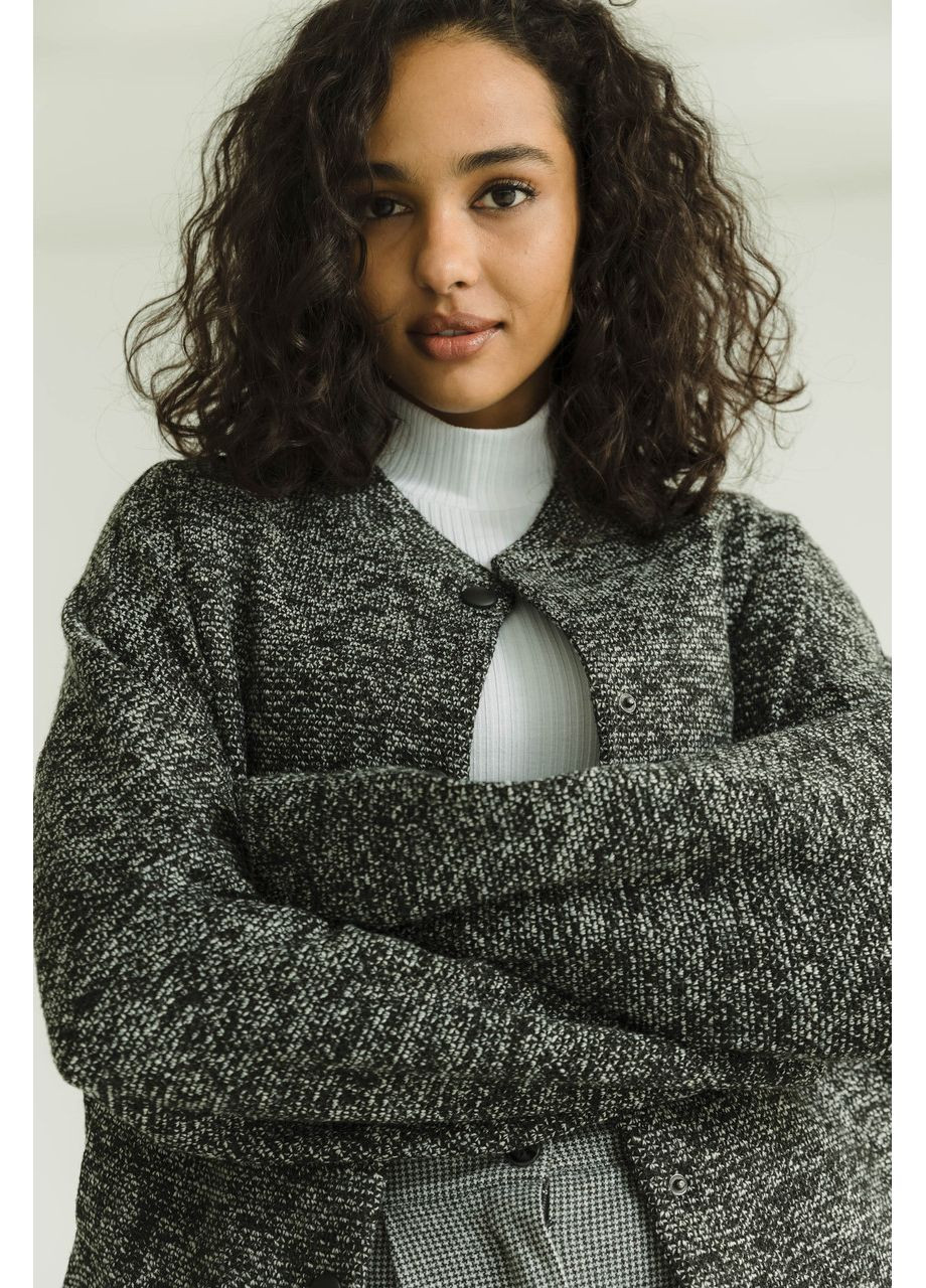 Сіра демісезонна бомбер сірий Seventeen